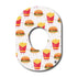 Single Patch / G7 Burgers-n-fries - Dexcom G7 and Stelo