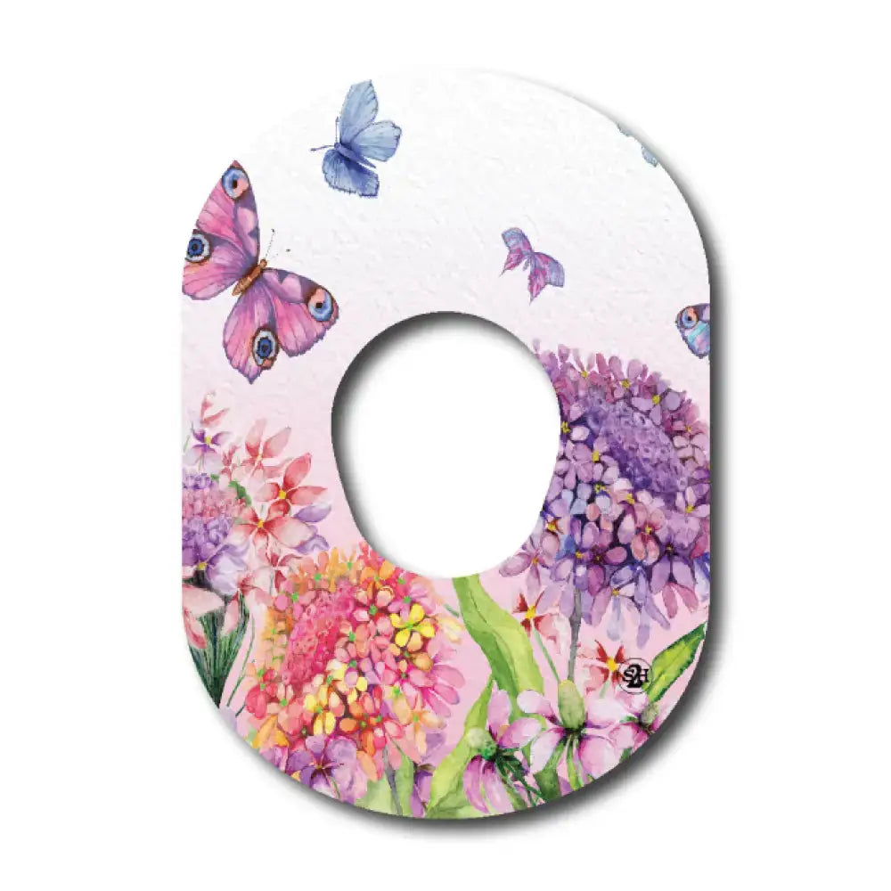 Butterfly Blossom - Dexcom G7 Single Patch
