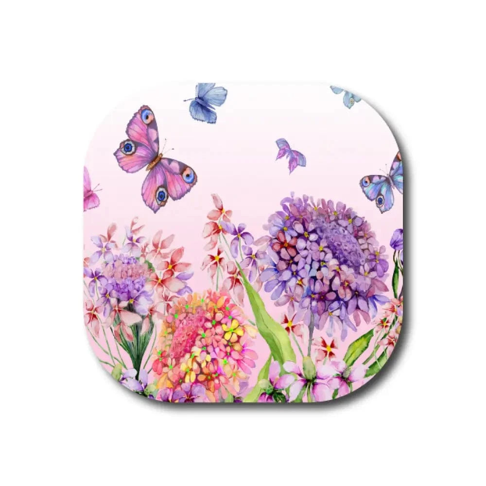 Single Patch / G7 Cover-up Butterfly Blossom - Dexcom G7 and Stelo Cover-up