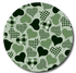 Single Patch / Libre 2 Cover-up Calming Hearts - Green - Liber 2 Cover-up