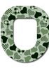 Single Patch / Omnipod Calming Hearts - Green - Omnipod