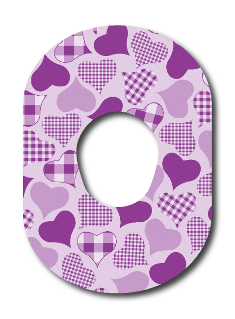Single Patch / G7 Calming Hearts - Pink - Dexcom G7 and Stelo