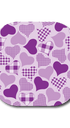Single Patch / G7 Cover-up Calming Hearts - Pink - Dexcom G7 and Stelo Cover-up