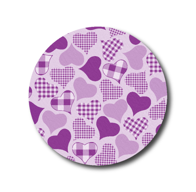 Single Patch / Libre 3 Calming Hearts - Pink - Libre 3