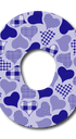 Single Patch / G7 Calming Hearts - Purple - Dexcom G7 and Stelo