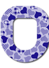 Single Patch / Omnipod Calming Hearts - Purple - Omnipod