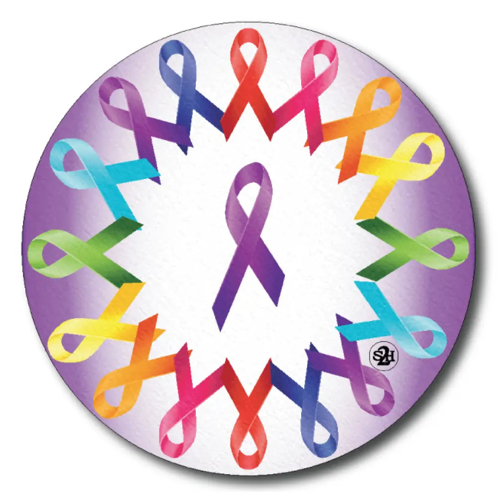 Cancer Awareness - Libre 2 Cover - up Single Patch