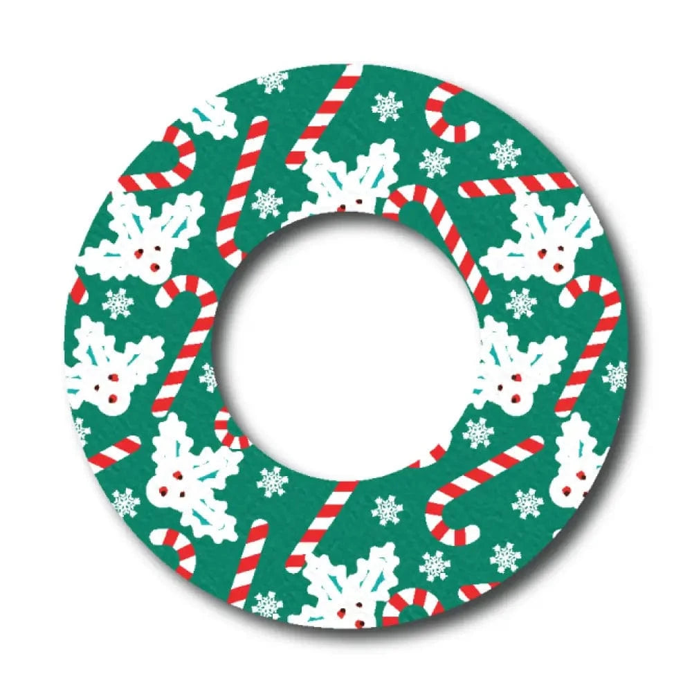 Single Patch / Libre 2 Candy Canes - Libre 2 and Lingo