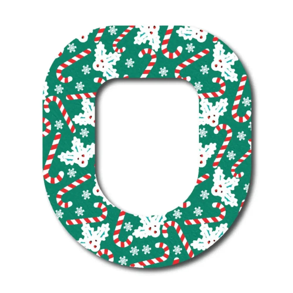 Single Patch / Omnipod Candy Canes - Omnipod