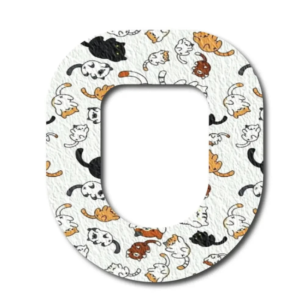 Single Patch / Omnipod Cats at Play - Omnipod