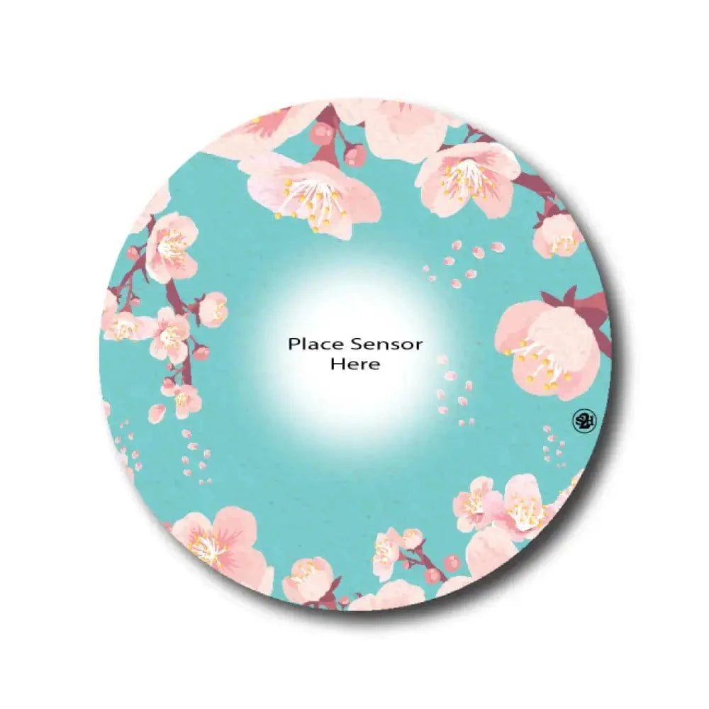 Single Patch / G7 Cherry Blossoms Underlay Patch for Sensitive Skin - Dexcom G7 and Stelo