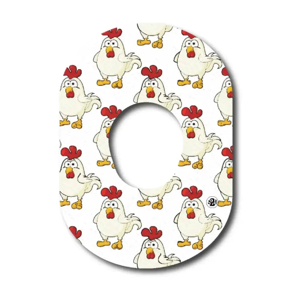 Single Patch / G7 Chicken Toons - Dexcom G7 and Stelo