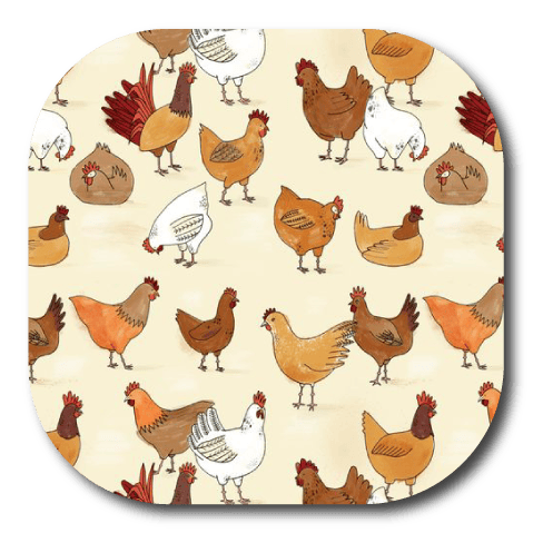 Single Patch / G7 Cover-up Chickens a Roosting - Dexcom G7 and Stelo Cover-up