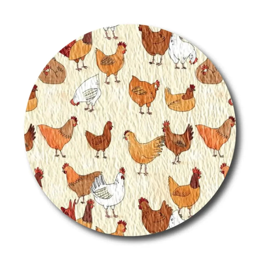 Single Patch / Libre 2 Cover-up Chickens a Roosting - Libre 2 and Lingo Cover-up