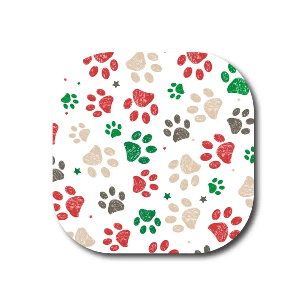 Single Patch / G7 Cover-up Christmas Paws - Dexcom G7 and Stelo Cover-up