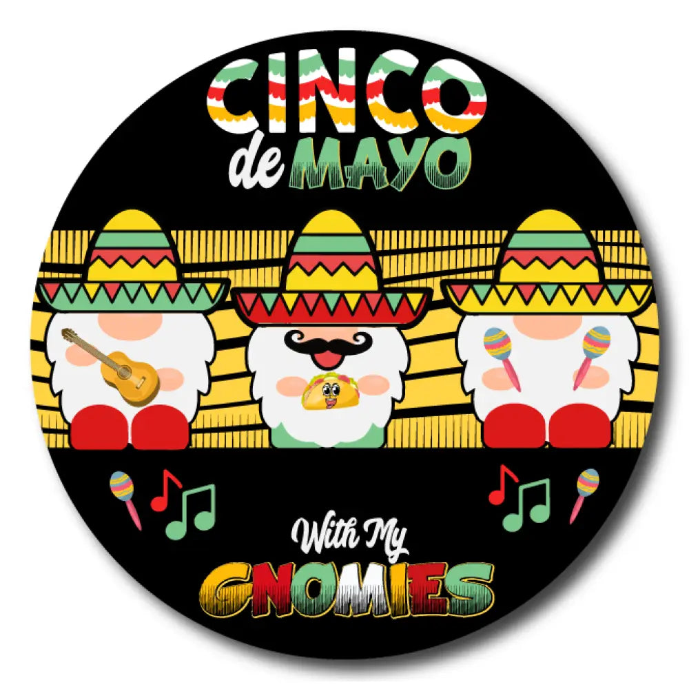 Single Patch / Libre 2 Cover-up Cinco De Mayo Gnomies - Libre 2 and Lingo Cover-up