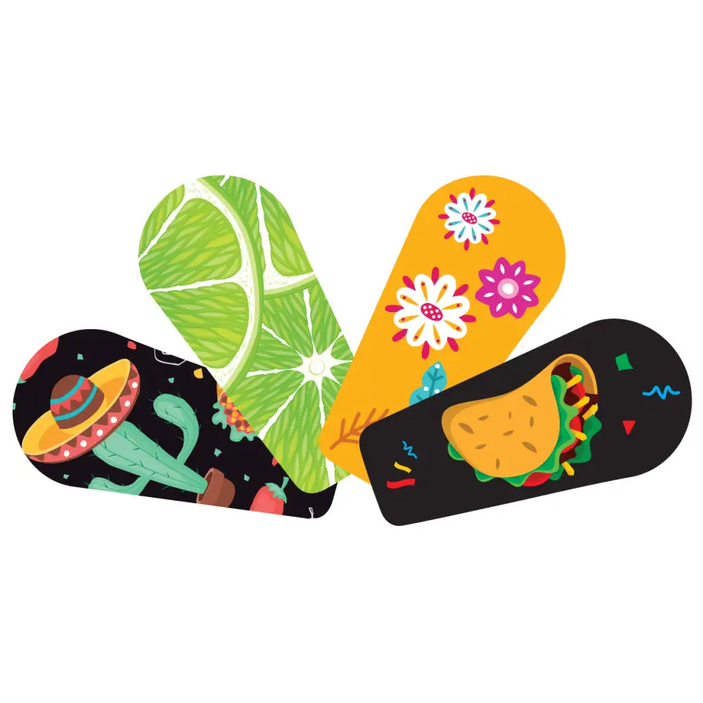 Cinco De Mayo Topper - Variety Pack - Dexcom G6 4 - Pack (Set of 4 Patches)