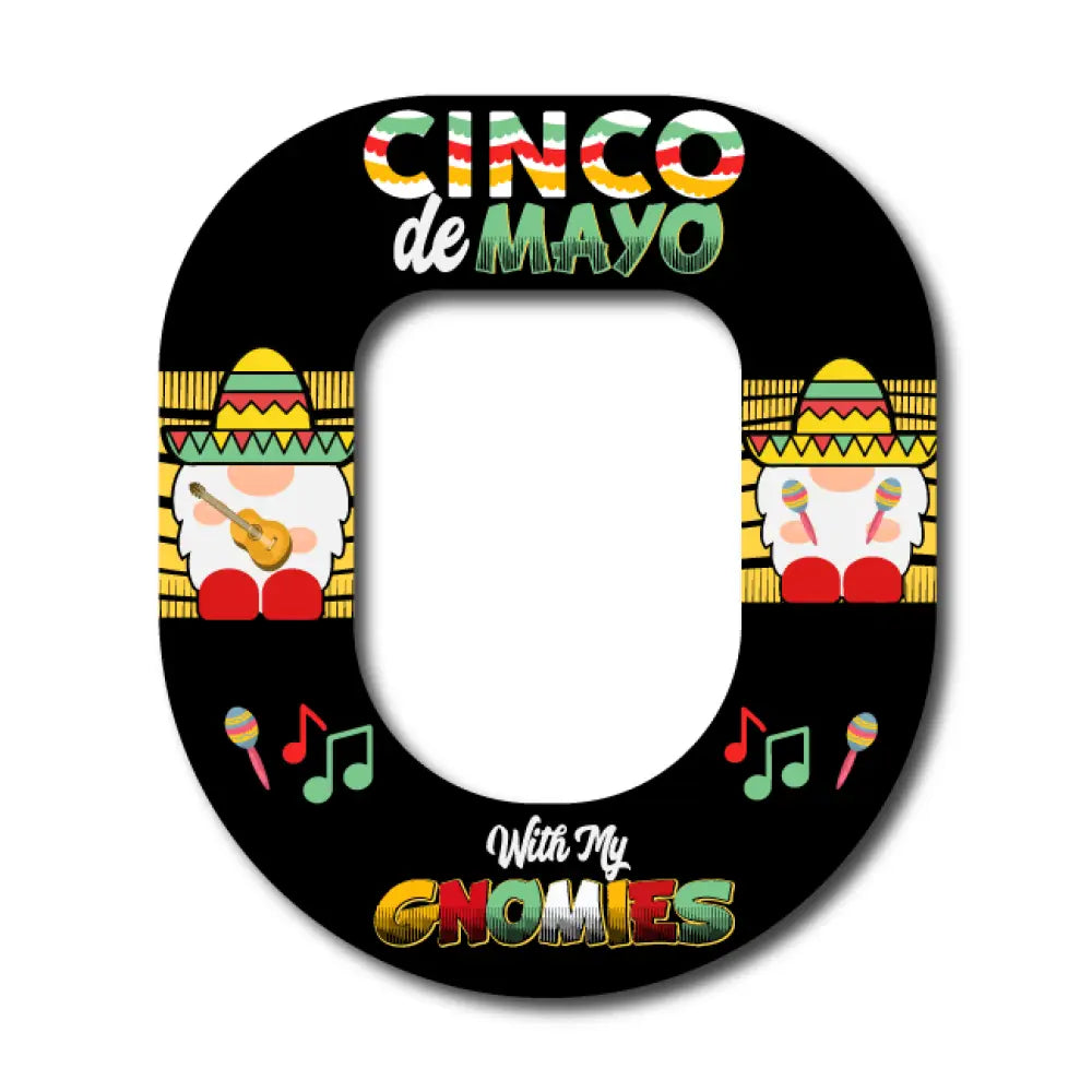 Cinco De Mayo Gnomies - Omnipod Single Patch