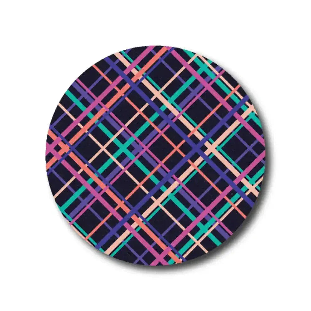 Single Patch / Medtronic-Instanct Colorful Plaid - Medtronic Instanct