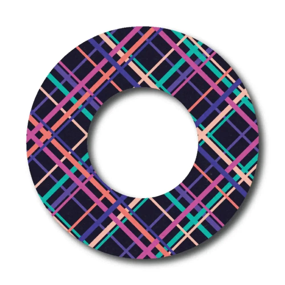 Single Patch / Libre 2 Colorful Plaid Pattern - Libre 2 and Lingo