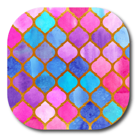 Single Patch / G7 Cover-up Colorful Scales - Dexcom G7 and Stelo Cover-up