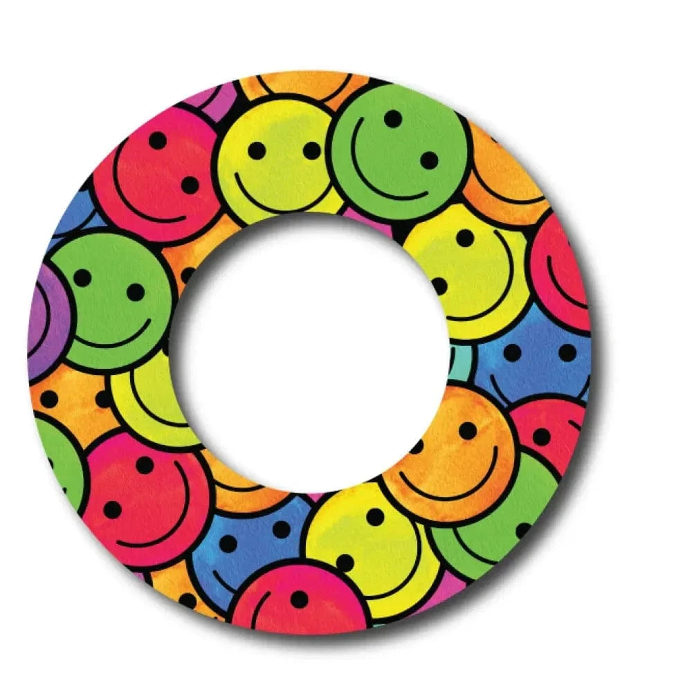 Single Patch / Libre 2 Colorful Smiles - Libre 2 and Lingo