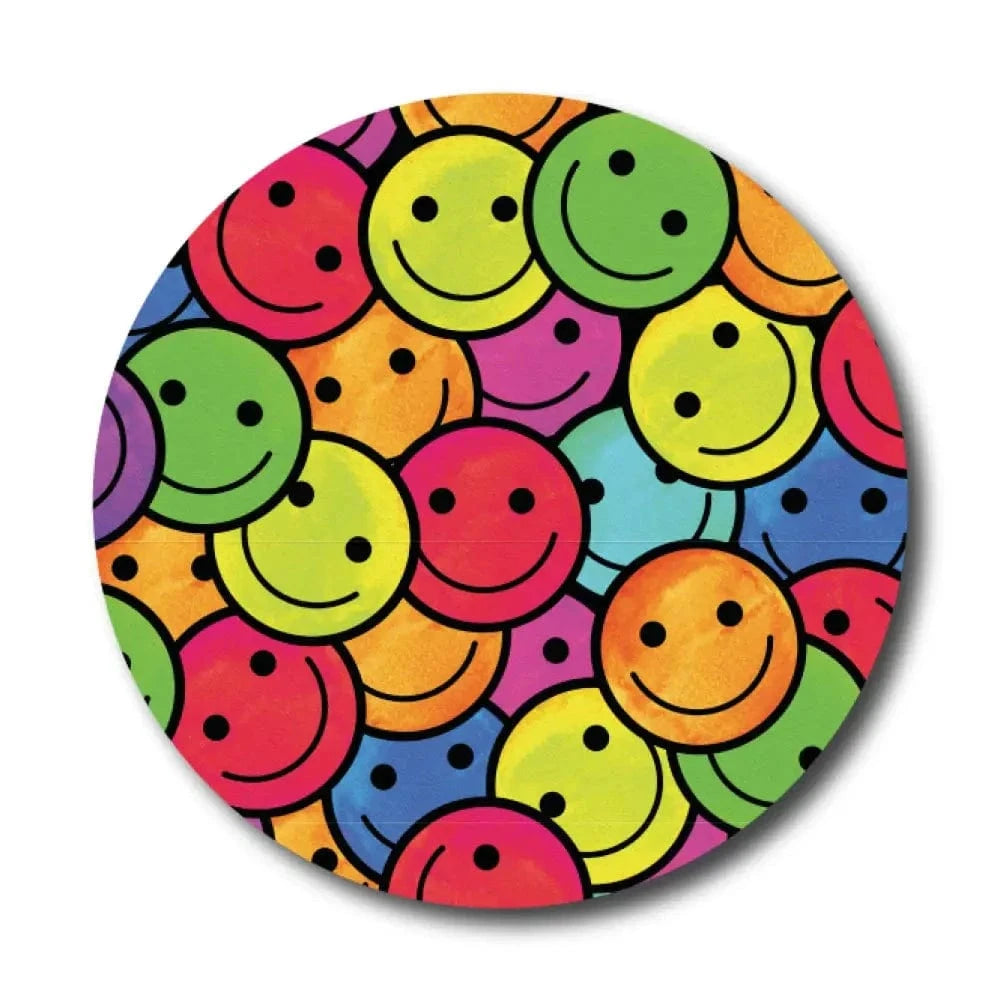 Single Patch / Libre 2 Cover-up Colorful Smiles - Libre 2 and Lingo Cover-up