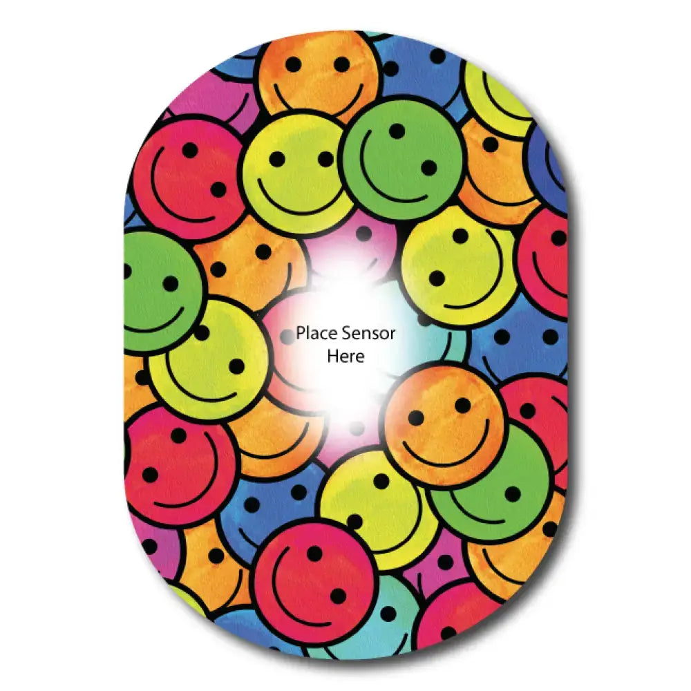 Colorful Smiles Underlay Patch For Sensitive Skin - Dexcom G6 Single