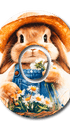 Single Patch / G7 Country Bunny - Dexcom G7 and Stelo