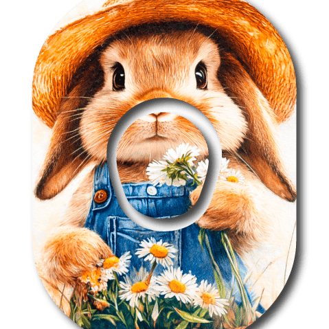 Single Patch / G7 Country Bunny - Dexcom G7 and Stelo