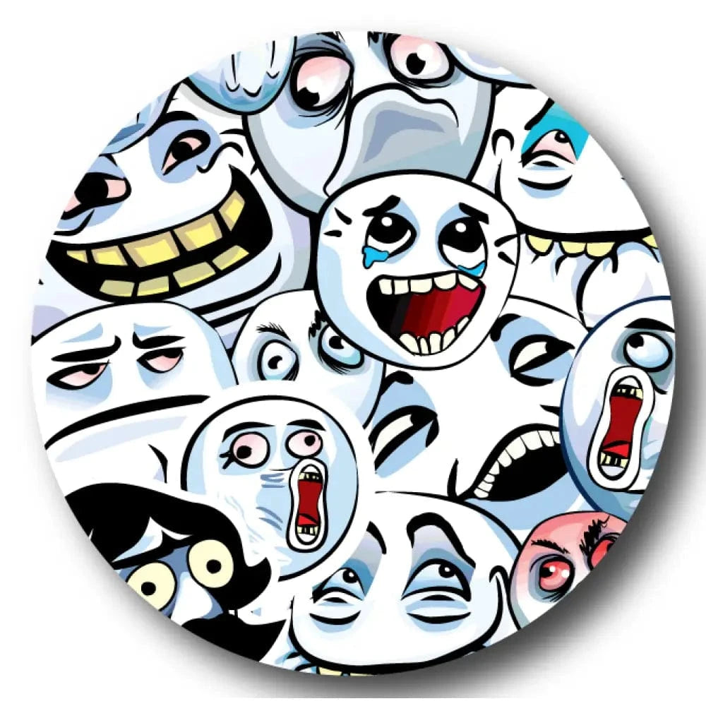 Single Patch / Libre 2 Cover-up Crazy Faces - Libre 2 and Lingo Cover-up