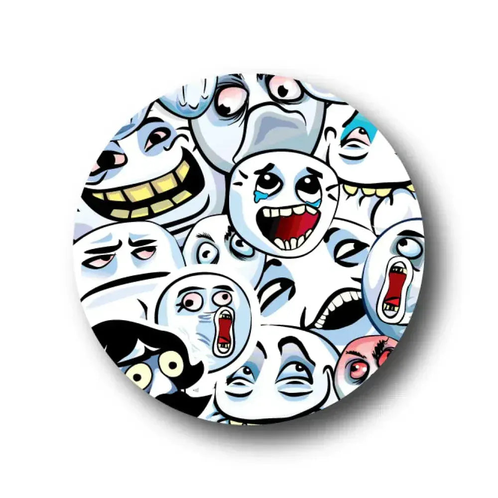 Single Patch / Medtronic-Instanct Crazy Faces - Medtronic Instanct