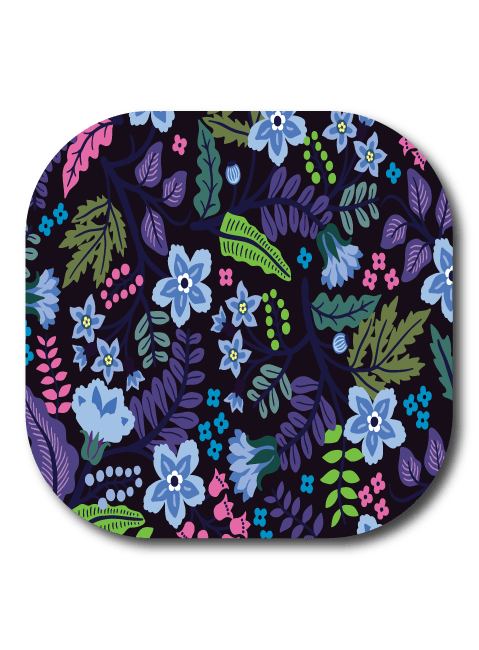 Single Patch / G7 Cover-up Deep Floral - Dexcom G7 and Stelo Cover-up
