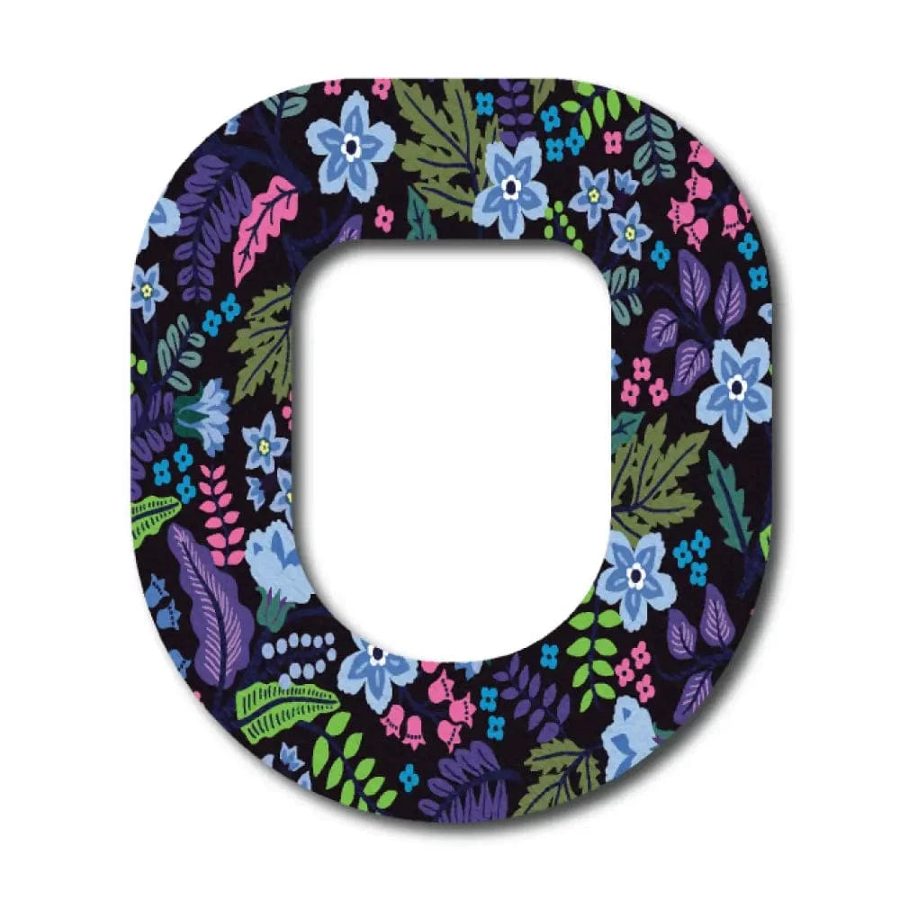 Single Patch / Omnipod Deep Floral - Omnipod