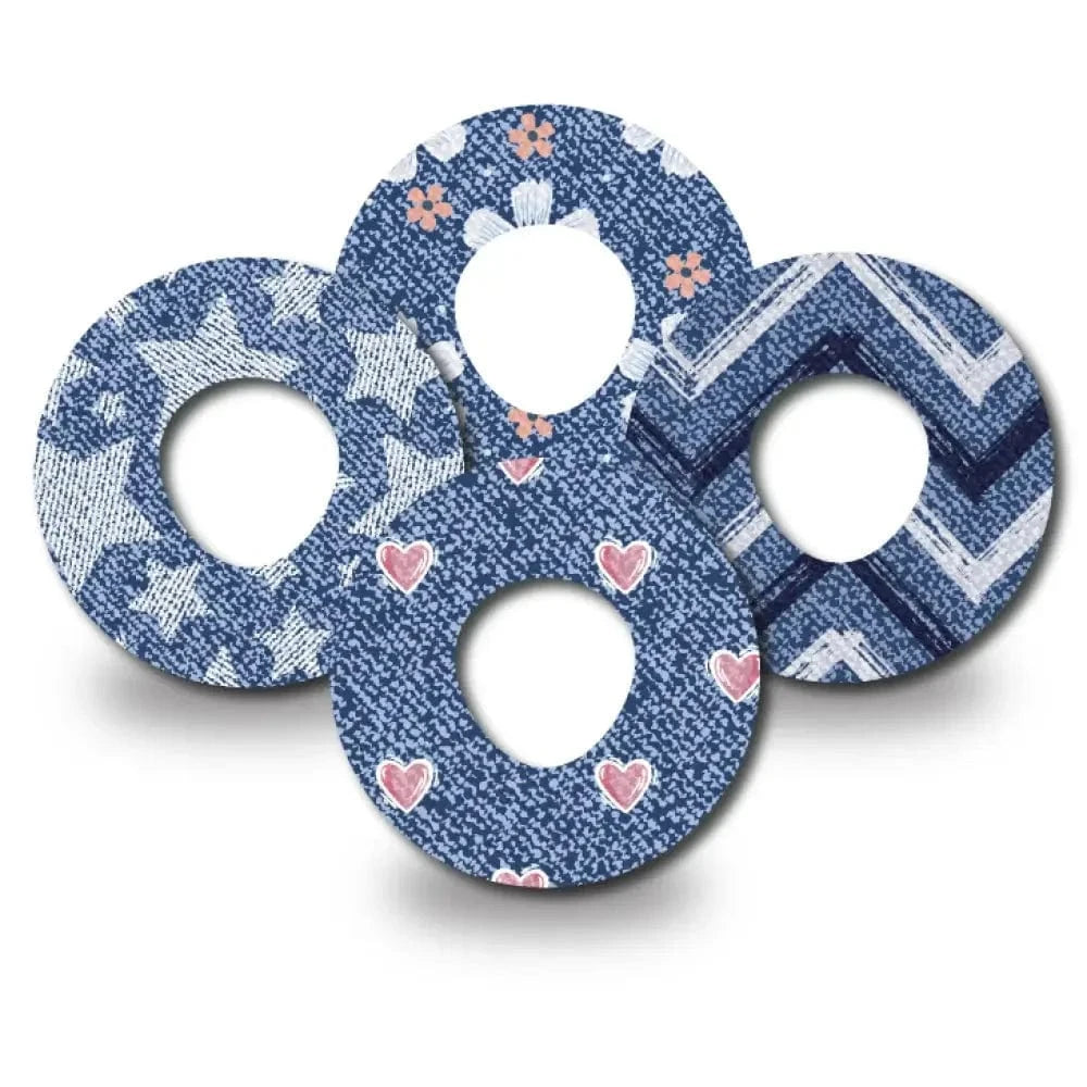 Set of 4 Patches / Infusion Set Denim Variety Pack - Infusion Set