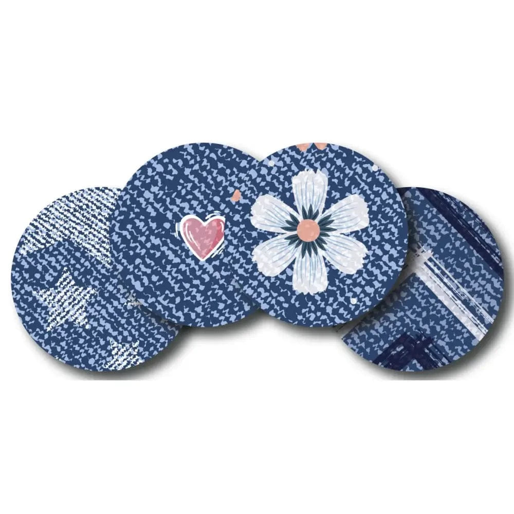4-Pack (Set of 4 Patches) / Libre 2 Topper Denim - Variety Pack - Libre 2 Topper