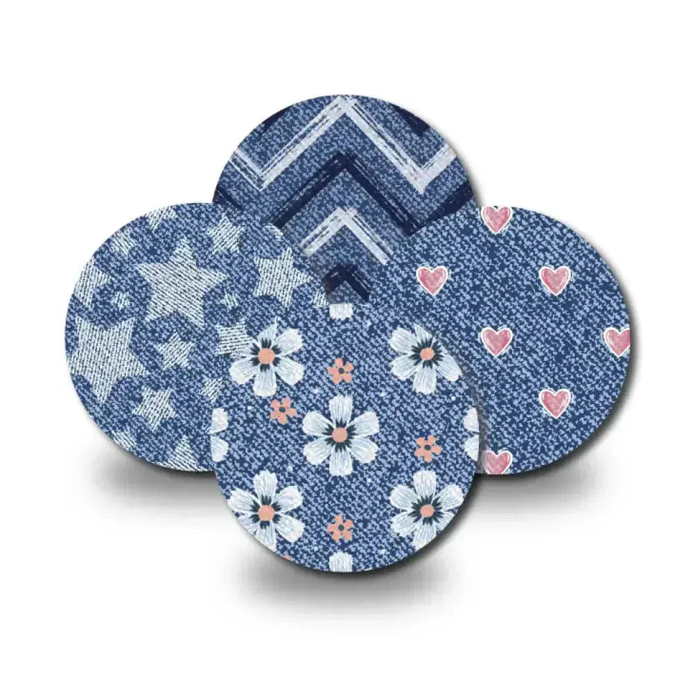 4-Pack (Set of 4 Patches) / Medtronic-Instanct Denim Variety Pack - Medtronic Instanct