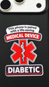 Vinyl Sticker / Not intended for direct skin contact Device is Paired with a Life-Saving Medical Device - Vinyl Stiker