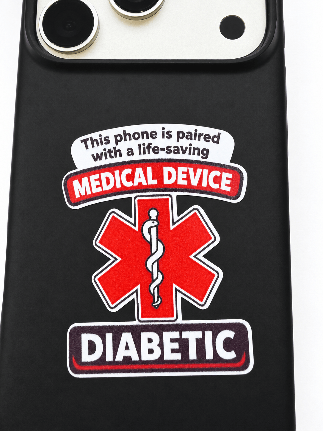 Vinyl Sticker / Not intended for direct skin contact Device is Paired with a Life-Saving Medical Device - Vinyl Stiker