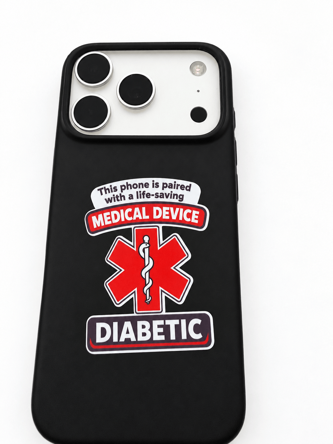 Vinyl Sticker / Not intended for direct skin contact Device is Paired with a Life-Saving Medical Device - Vinyl Stiker
