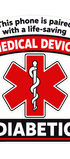 Vinyl Sticker / Not intended for direct skin contact Device is Paired with a Life-Saving Medical Device - Vinyl Stiker