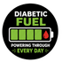 Vinyl Sticker / Not intended for direct skin contact Diabetic Fuel Vinyl Stikers