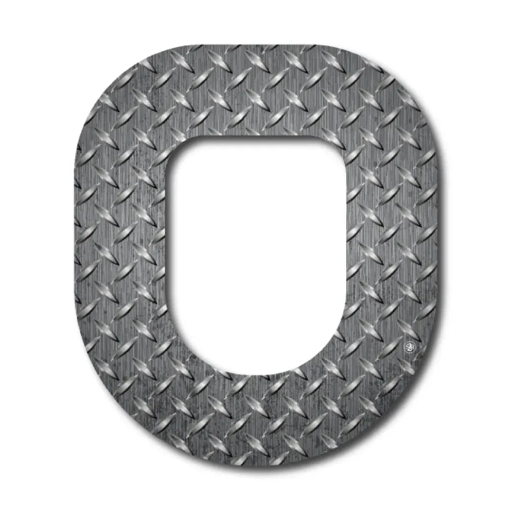 Single Patch / Omnipod Diamond Plate - Omnipod