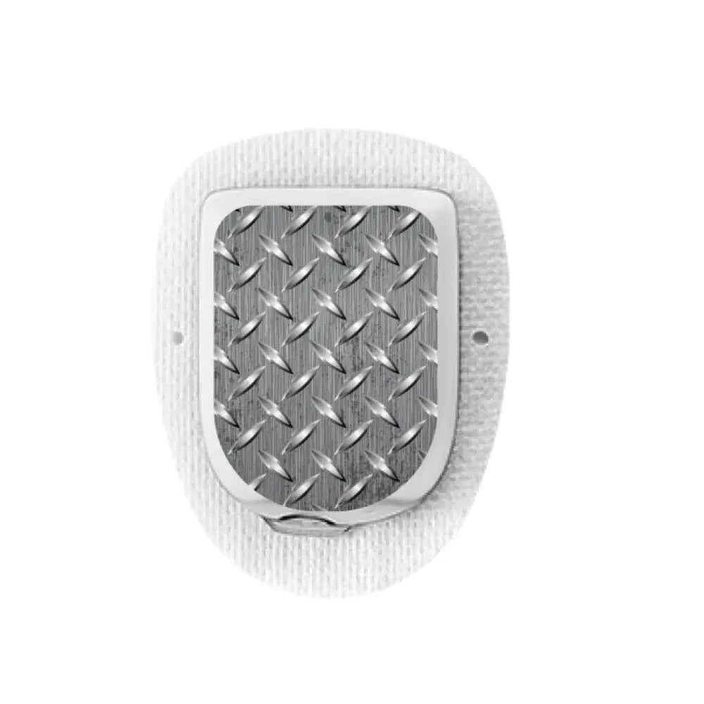 Single Topper / Omnipod Topper Diamond Plate - Omnipod Topper