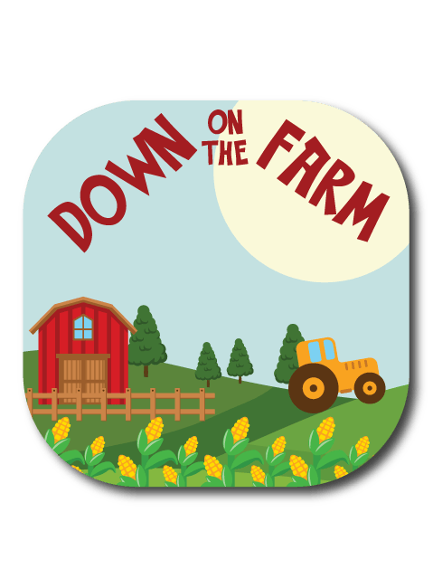 Single Patch / G7 Cover-up Down at the Farm - Dexcom G7 and Stelo Cover-up