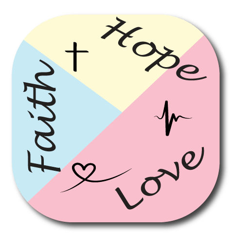 Single Patch / G7 Cover-up Faith Hope Love - Dexcom G7 and Stelo Cover-up