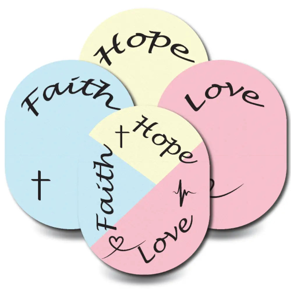 Faith - Hope - Love Variety Pack - Guardian 4-Pack (Set of 4 Patches)