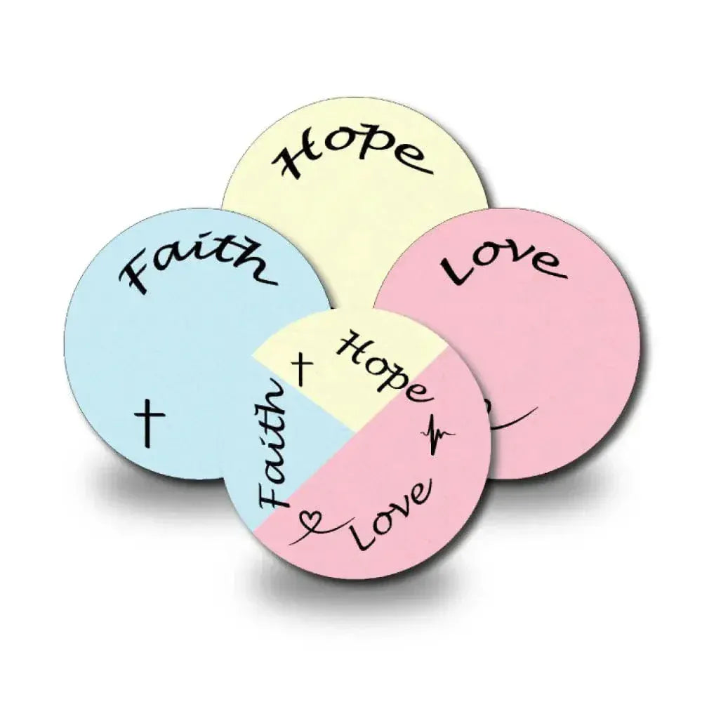 4-Pack (Set of 4 Patches) / Medtronic-Instanct Faith - Hope - Love Variety Pack - Medtronic Instanct