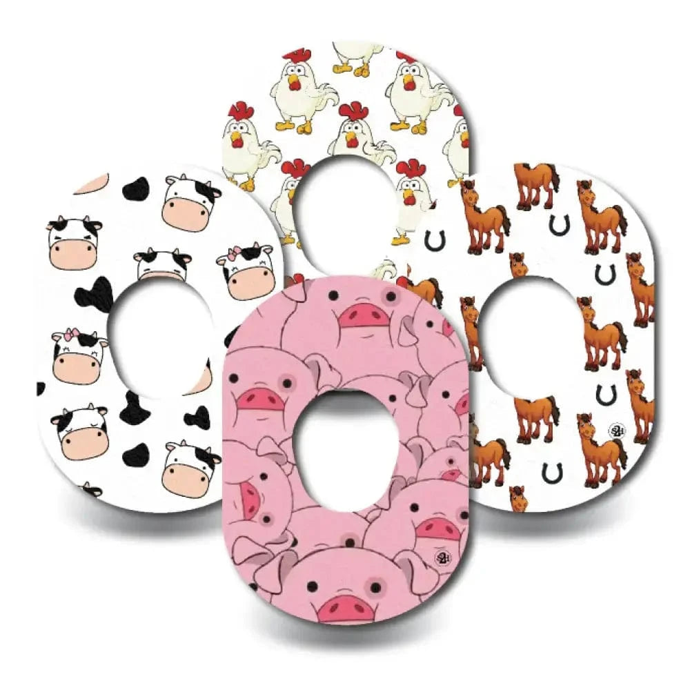 4-Pack (Set of 4 Patches) / G7 Farm Friends Variety Pack - Dexcom G7 and Stelo