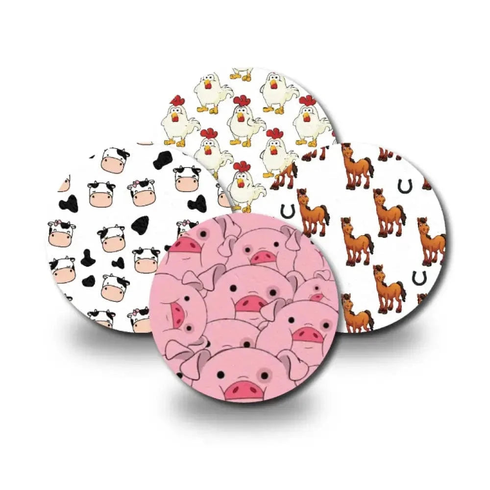 4-Pack (Set of 4 Patches) / Libre 3 Farm Friends Variety Pack - Libre 3